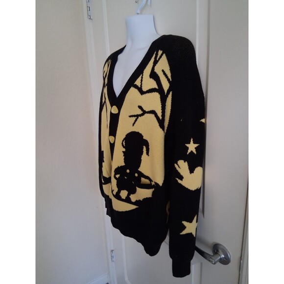 Steady Hands Sweater Cardigan Over The Garden Wall Knit Pocket Pullover Sz S - Picture 2 of 7
